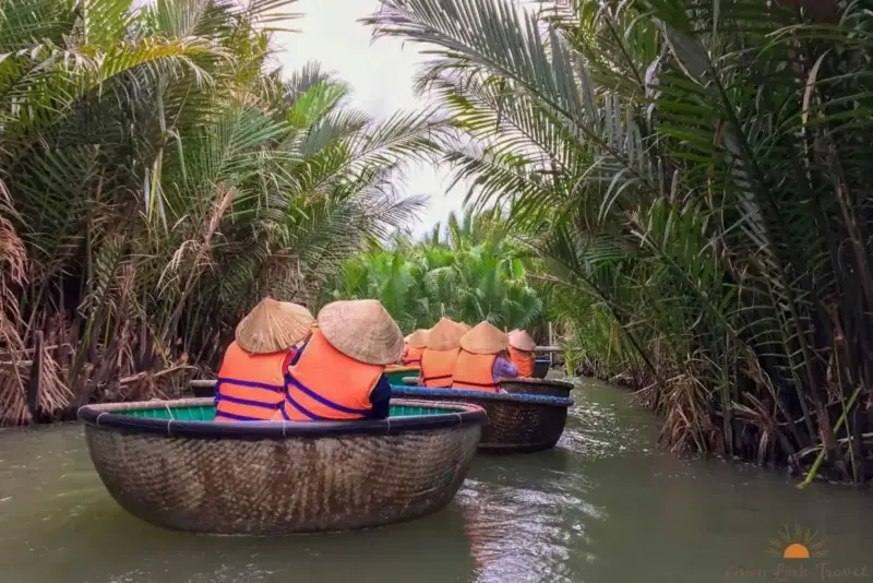 Hoi An Colorful Basket Boats