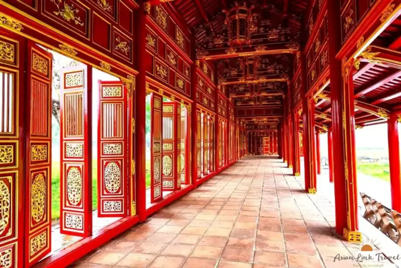 Hue Imperial City Red Corridor