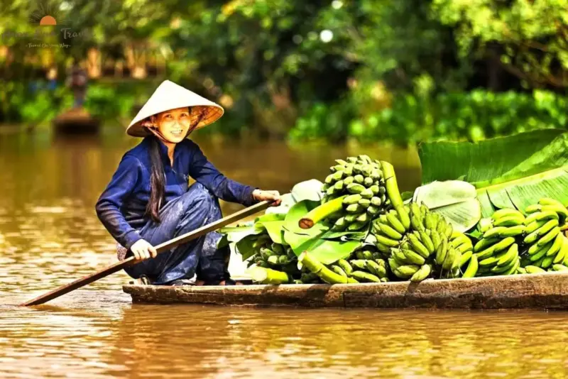 Mekong Delta Banana Seller