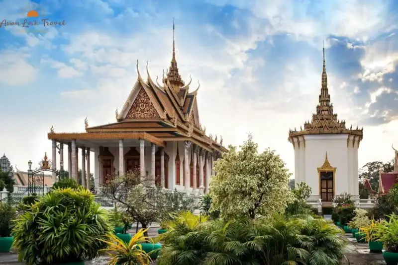 Silver Pagoda Phnom Penh Garden View