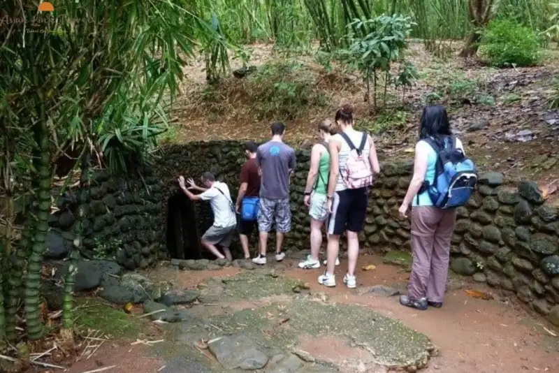 Cu Chi Tunnel Entrance Tourists