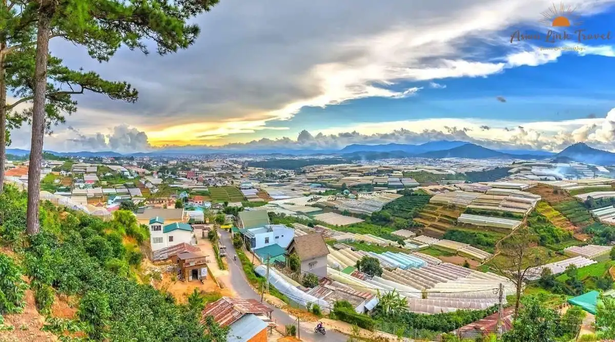 Da Lat City Greenhouse Panorama