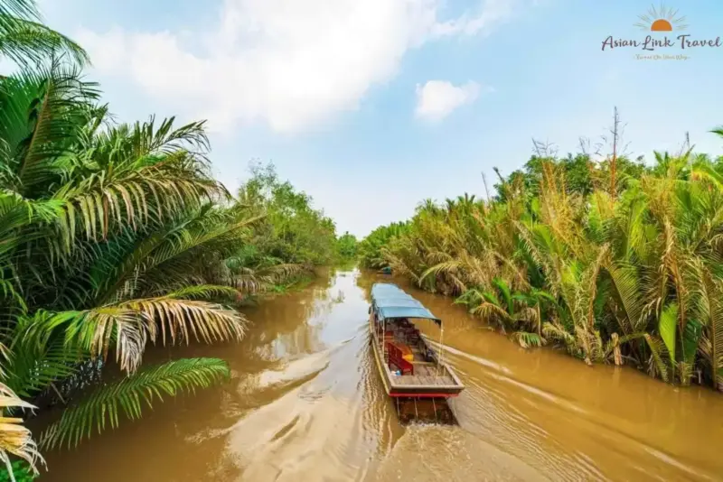 Mekong Delta Canal Boat