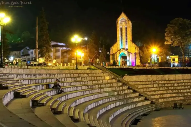 Stone Church Sapa Night