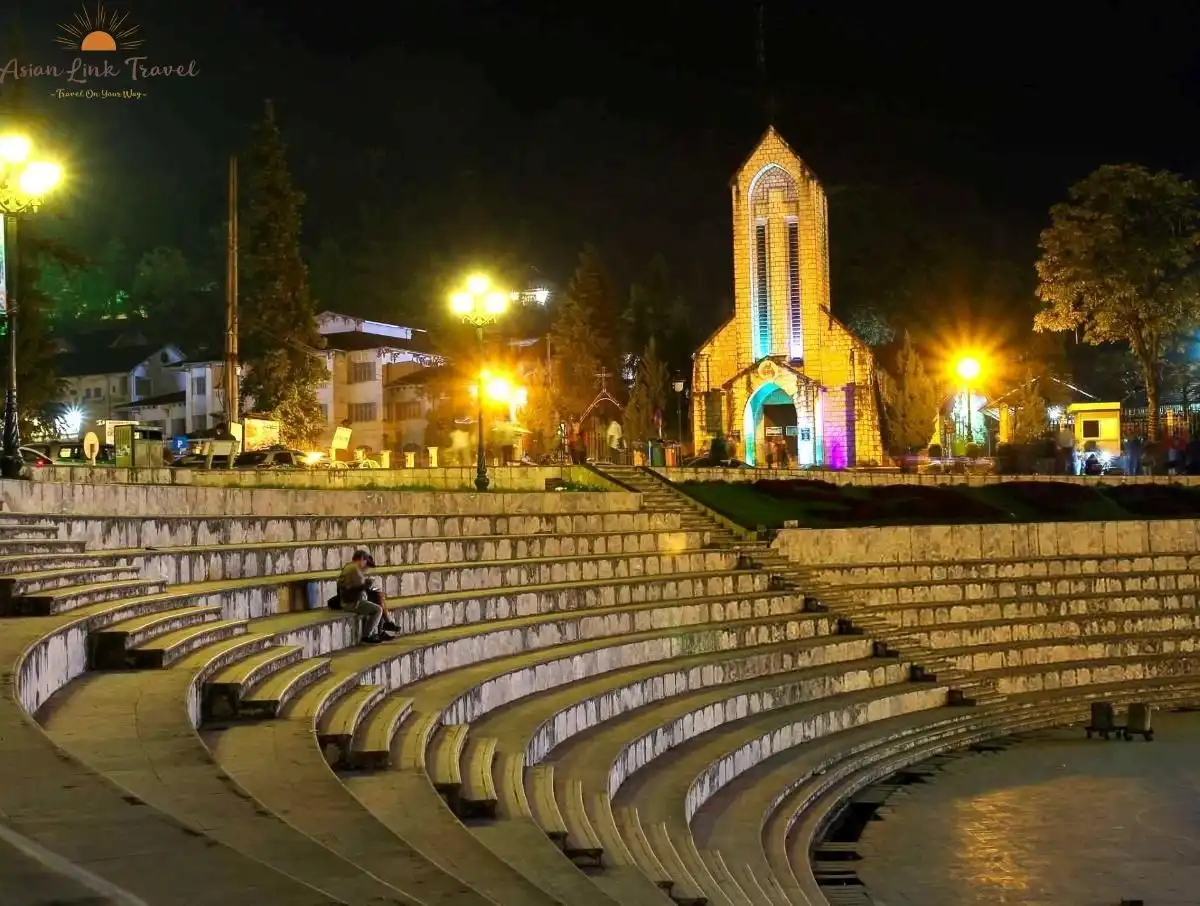 Stone Church Sapa Night
